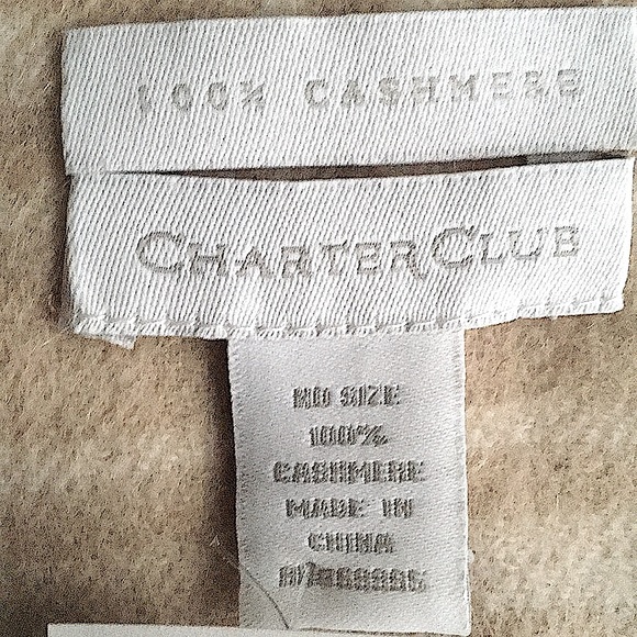 💛NEW!💛Charter Club 100% Cashmere Scarf BNWT! - Picture 3 of 4